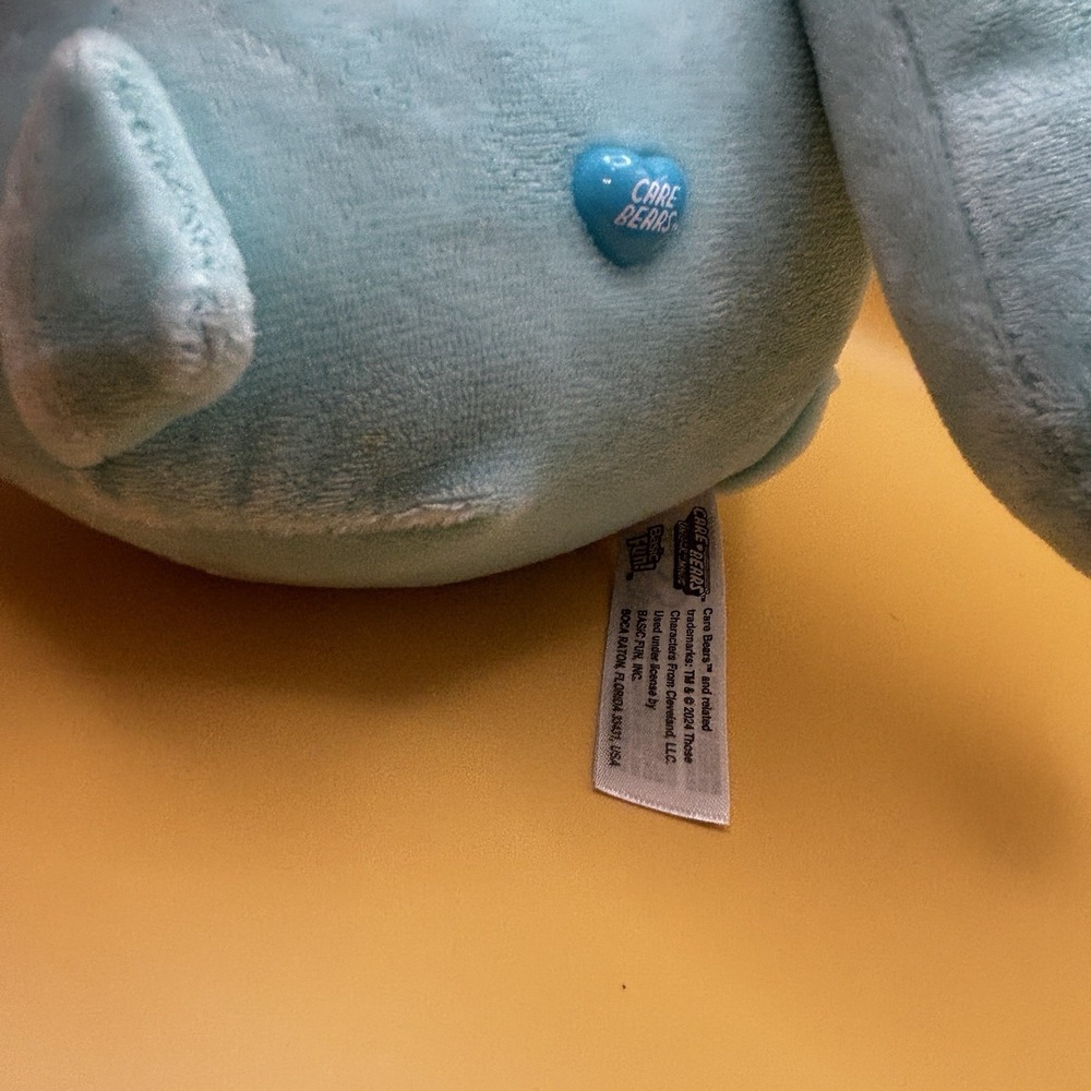 Care Bears Plush Stuffed Toy Wish Bear 14" Teal Soft Huggable Gift For Kids - Picture 9 of 10